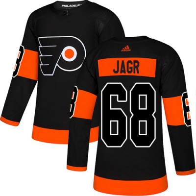 Adidas Philadelphia Flyers #68 Jaromir Jagr Black Alternate Authentic Stitched NHL Jersey